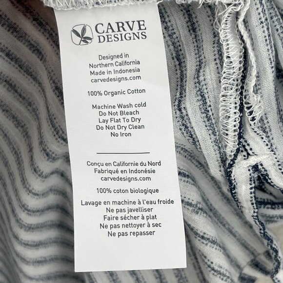 Carve Designs Gia Swim Cover Up Organic Cotton Hooded Lightweight - Picture 9 of 11